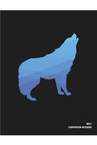 Wolf Composition Notebook