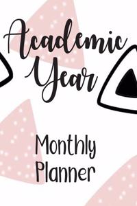 Academic Year Monthly Planner