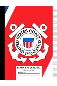 Blank Sheet Music Notebook