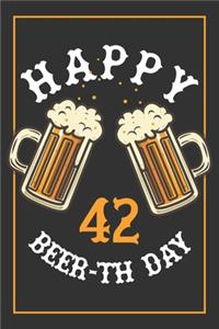 42nd Birthday Notebook