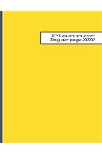 Day per page planner 2020