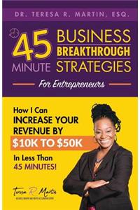 Business Breakthrough Strategies for Entrepreneurs