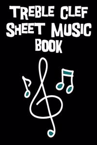 Treble Clef Sheet Music Book