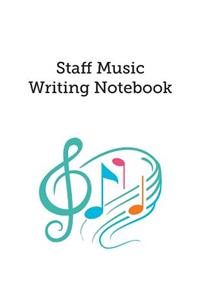 Staff Music Writing Notebook