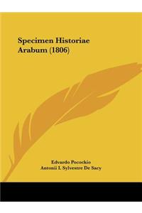 Specimen Historiae Arabum (1806)