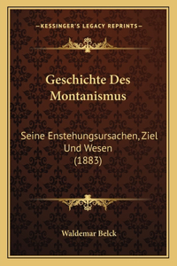 Geschichte Des Montanismus