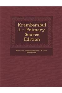 Krambambuli