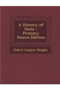 A History of Siena