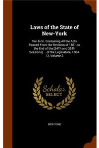 Laws of the State of New-York