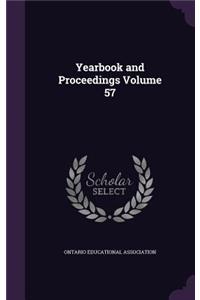 Yearbook and Proceedings Volume 57