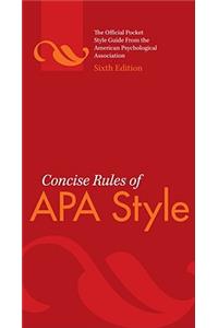 Concise Rules of APA Style