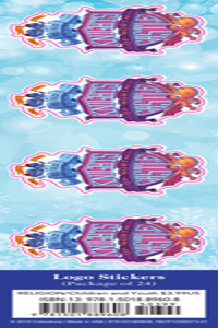 Vacation Bible School (Vbs) 2020 Knights of North Castle LOGO Stickers (Pkg of 24)