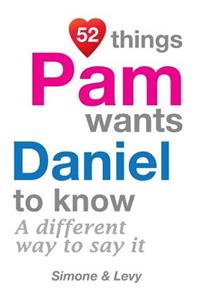 52 Things Pam Wants Daniel To Know