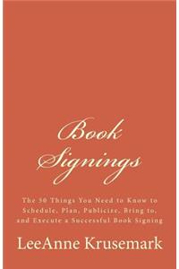 Book Signings