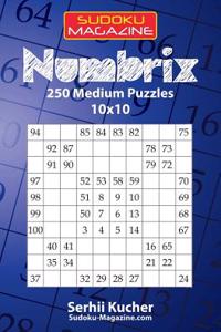 Numbrix - 250 Medium Puzzles 10x10
