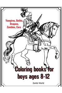 Coloring books for boys ages 8-12