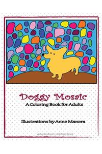 Doggy Mosaic A Coloring Book for Adults