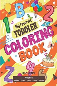 My Favorite Toddler Coloring Book