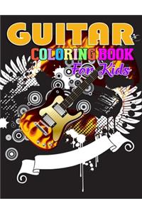 Guitar Coloring Book for Kids