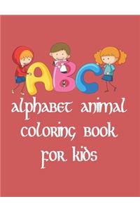 ABC Alphabet Animal Coloring Book for Kids