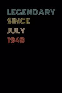 Legendary Since July 1948 - Birthday Gift For 71 Year Old Men and Women Born in July 1948