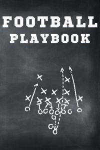 Football Coach Playbook with Field Diagrams for Drawing Up Plays, Creating Drills, and Scouting