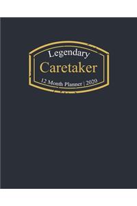 Legendary Caretaker, 12 Month Planner 2020