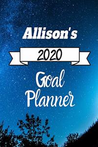 Allison's 2020 Goal Planner