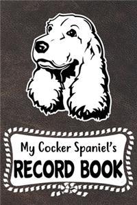 My Cocker Spaniel's Record Book