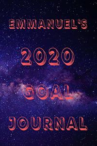 Emmanuel's 2020 Goal Book