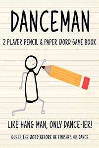 DANCEMAN - 2 Player Pencil & Paper Word Game Book