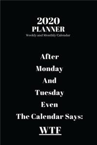 2020 Planner Weekly and Monthly Calendar