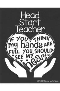 Head Start Teacher 2019-2020 Calendar and Notebook
