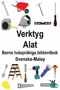 Svenska-Malay Verktyg/Alat Barns tvåspråkiga bildordbok