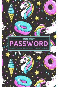 Internet Password Logbook - Journal - Libreta - Cahier - Taccuino - Notizbuch