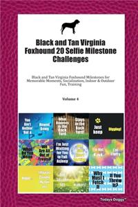 Black and Tan Virginia Foxhound 20 Selfie Milestone Challenges