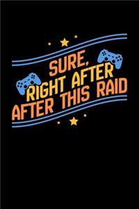 Sure, Right After After This Raid