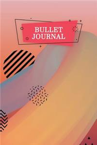 Bullet Journal: Awesome Designer Bullet Journal - 120-Page 1/4 Inch Dot Grid Trendy Pattern Notebook - 6 X 9 Perfect Bound Paperback