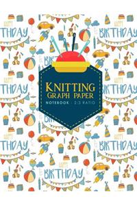 Knitting Graph Paper Notebook - 2
