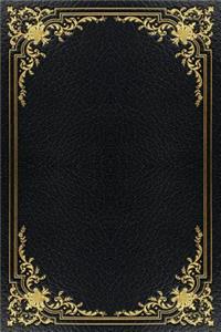 Classic Black Any Day Planner Notebook