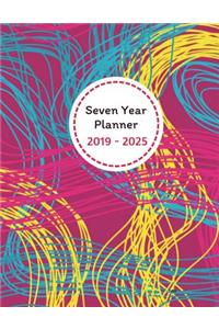 Seven Year Planner 2019 - 2025 Zelta