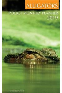 Alligators Pocket Monthly Planner 2019