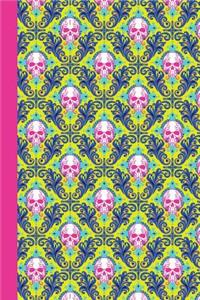 Journal: Skulls (Pink) 6x9 - Lined Journal - Writing Journal with Blank Lined Pages