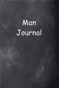 Journal For Men Man Journal Chalkboard Style
