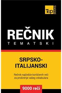 Srpsko-Italijanski Tematski Recnik - 9000 Korisnih Reci