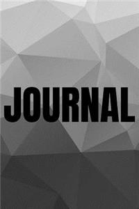 Polygonal Abstract Geometric Background Lined Writing Journal Vol. 7