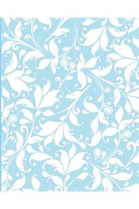 Chic Floral Blank Lined Journal, Notebook or Diary