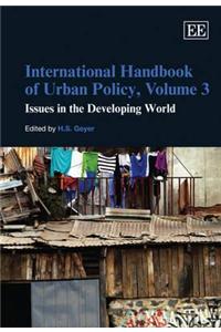 International Handbook of Urban Policy, Volume 3