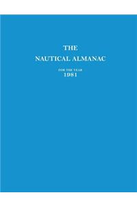 1981 Nautical Almanac