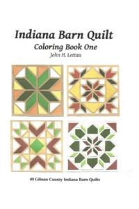 Indiana Barn Quilt Coloring Book One